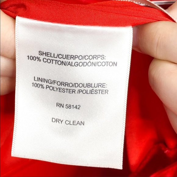 ❤️SOLD❤️Gal Meets Glam Camille Bright Red Cotton - Picture 8 of 8